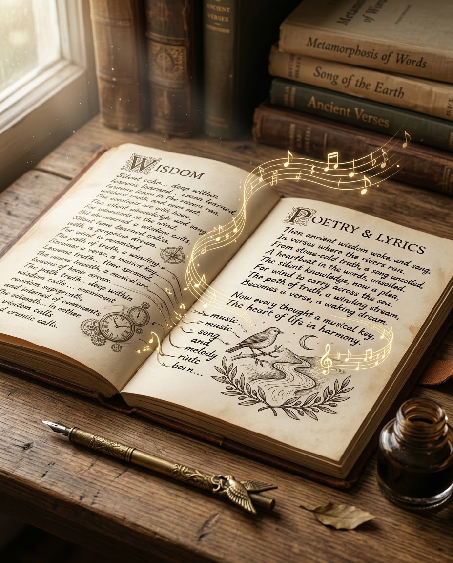 From Wisdom to Poetry and Lyrics